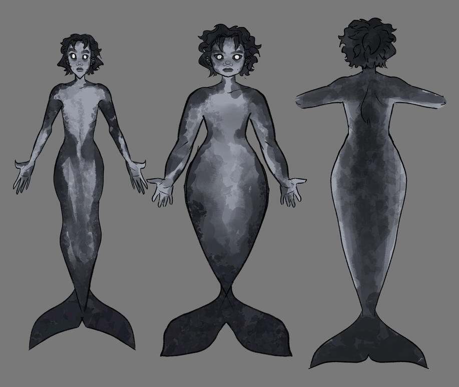 Thesis Character Design | What Pulls You Under