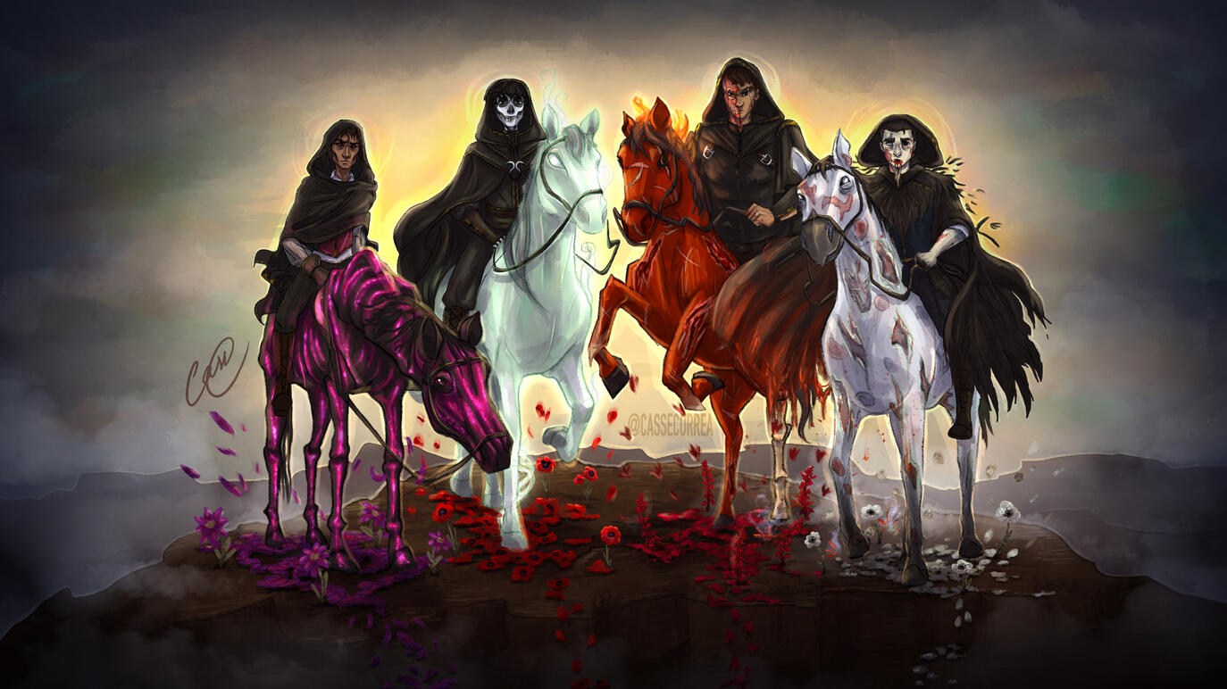 The Four Horsemen, The Apocalypse that Buried Eden (Original Characters)