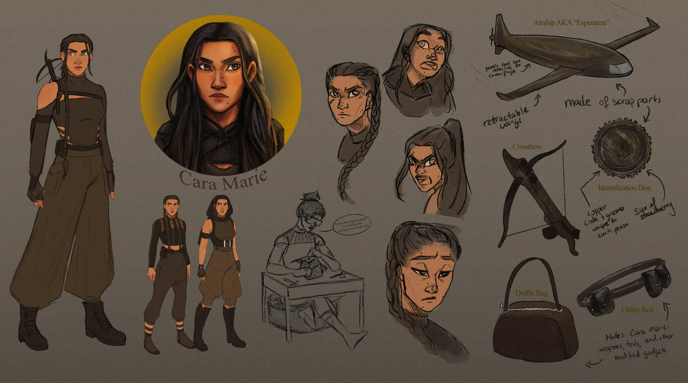 Character Exploration from Like a Million Suns (Original Character)