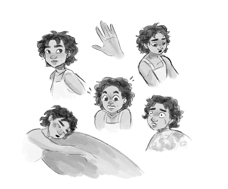 Thesis Character Explorations | What Pulls You Under