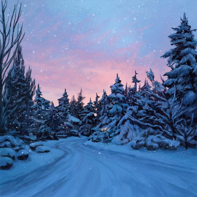 Referenced Digital Landscape Painting