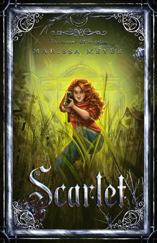 Concept Cover for Scarlet from Marissa Meyer's The Lunar Chronicles