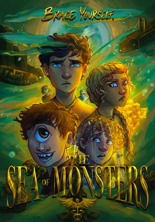 Concept Poster for The Sea of Monsters by Rick Riordan