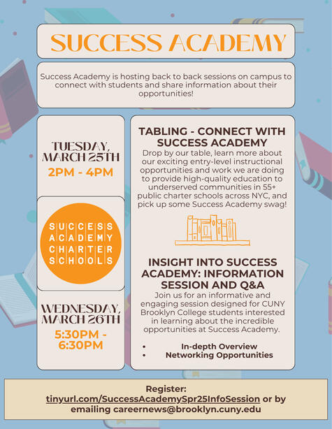 Success Academy Event Flyer
